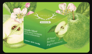 Sour Apple Sativa Enhanced Gummies | 100mg