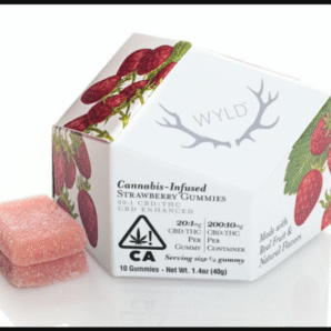 Strawberry 20:1 CBD + Hybrid Enhanced Gummies | 200mg CBD:10mg THC