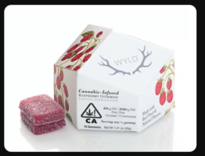 Raspberry Sativa Enhanced Gummies | 100mg
